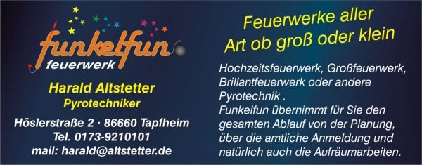 Feuerwerk im Landkreis Dillingen online bestellen und kaufen