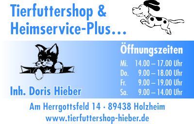 Firma - Tierfuttershop & Heimservice-Plus...